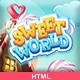 Sweet World: The Ultimate One-Page Premium Casual Gaming Template - ThemeForest Item for Sale
